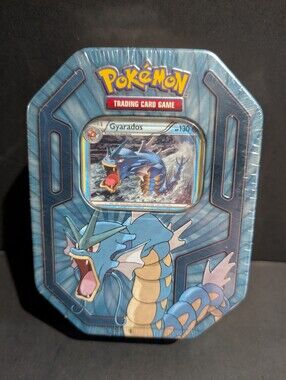 2016 Pokémon TCG Trading Card Gyarados XY Chest Tin Factory Sealed